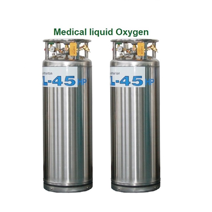 Oxy Vlr Khí Oxy Y tế bình lỏng XL45, 175 lít.