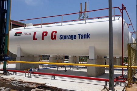 Bồn LPG 25 tấn LPG 25T250D, V: 52,33m3, WP1.8Mpa, kiểu nằm